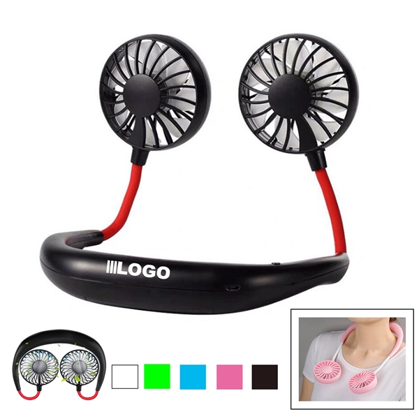Portable Neck Cooling Fans Rechargeable Air Conditioner - Portable Neck Cooling Fans Rechargeable Air Conditioner - Image 0 of 6