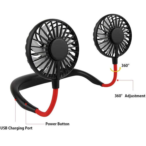 Portable Neck Cooling Fans Rechargeable Air Conditioner - Portable Neck Cooling Fans Rechargeable Air Conditioner - Image 3 of 6
