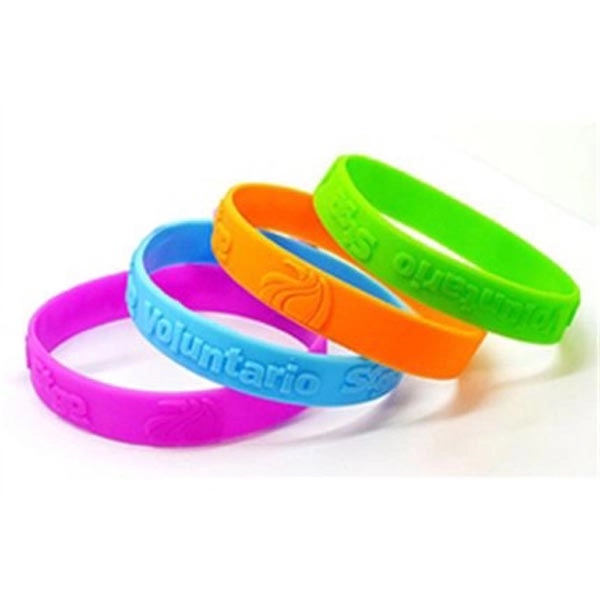 1/2 inch Embossed Wristband - 1/2 inch Embossed Wristband - Image 1 of 2