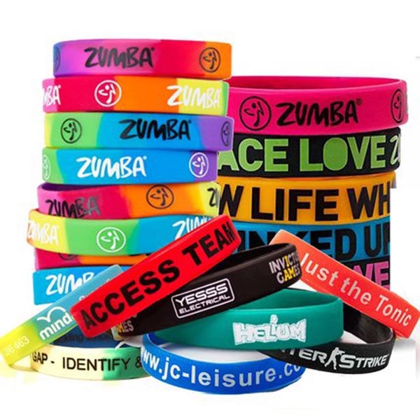 Custom Silkscreen Printed Silicone Wristbands-H - Custom Silkscreen Printed Silicone Wristbands-H - Image 9 of 11