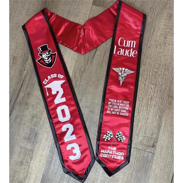 Honorary Graduation Stole - Full-Color Sublimation 72" - Honorary Graduation Stole - Full-Color Sublimation 72" - Image 0 of 2