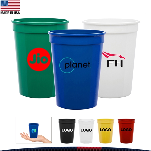 12 oz. Elsen Plastic Stadium Cups - 12 oz. Elsen Plastic Stadium Cups - Image 0 of 8