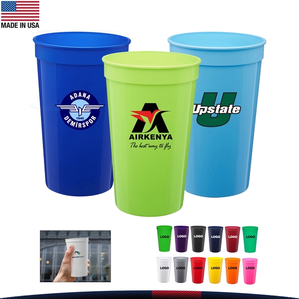 22 oz. Nellor Plastic Stadium Cups - 22 oz. Nellor Plastic Stadium Cups - Image 0 of 17