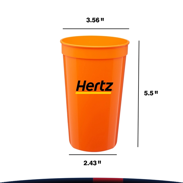 22 oz. Nellor Plastic Stadium Cups - 22 oz. Nellor Plastic Stadium Cups - Image 2 of 17