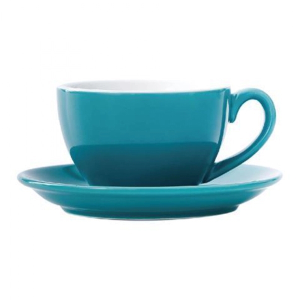 7.5 Oz Ceramic Cup And Saucer Set - 7.5 Oz Ceramic Cup And Saucer Set - Image 9 of 10