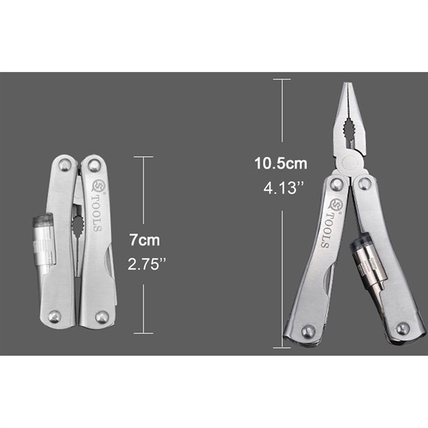 Multifunctional Pliers Mini EDC Tools with LED Lights - Multifunctional Pliers Mini EDC Tools with LED Lights - Image 2 of 2