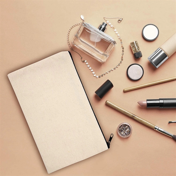 Full Color Multipurpose Canvas Makeup Bag Pencil Pouch - Full Color Multipurpose Canvas Makeup Bag Pencil Pouch - Image 1 of 1