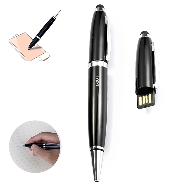 3 in 1 Ballpoint Pen with 32GB USB - 3 in 1 Ballpoint Pen with 32GB USB - Image 0 of 4