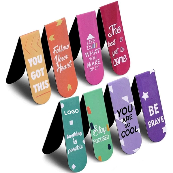 Colorful Folding Magnetic Bookmark - Colorful Folding Magnetic Bookmark - Image 0 of 1