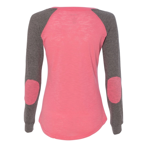 Boxercraft Women's Preppy Patch Slub Long Sleeve T-Shirt - Boxercraft Women's Preppy Patch Slub Long Sleeve T-Shirt - Image 6 of 31