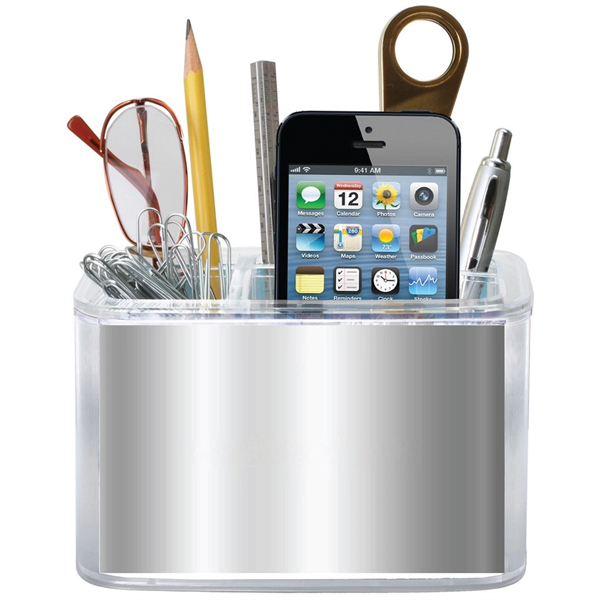 Desk26 Organizer with Metallic Insert - Made in the USA - Desk26 Organizer with Metallic Insert - Made in the USA - Image 3 of 5