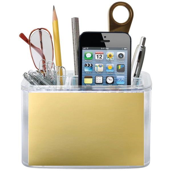 Desk26 Organizer with Metallic Insert - Made in the USA - Desk26 Organizer with Metallic Insert - Made in the USA - Image 4 of 5