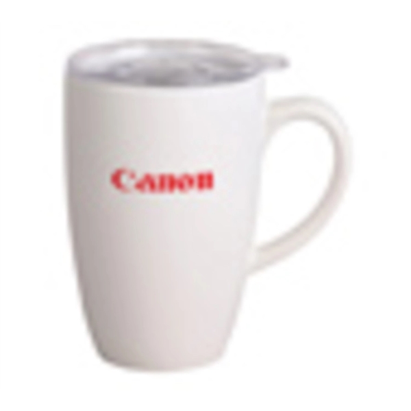 12 oz. Ceramic Mug with Clear Lid - 12 oz. Ceramic Mug with Clear Lid - Image 3 of 3