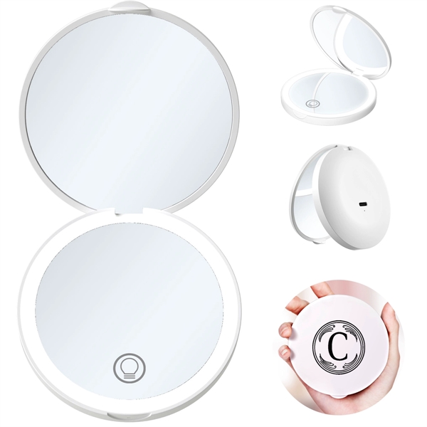 Compact Mirror With Led Light - Compact Mirror With Led Light - Image 0 of 2