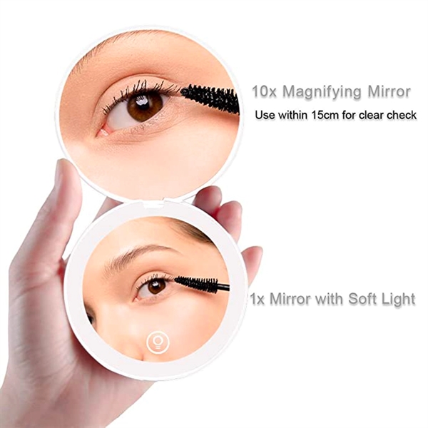 Compact Mirror With Led Light - Compact Mirror With Led Light - Image 2 of 2