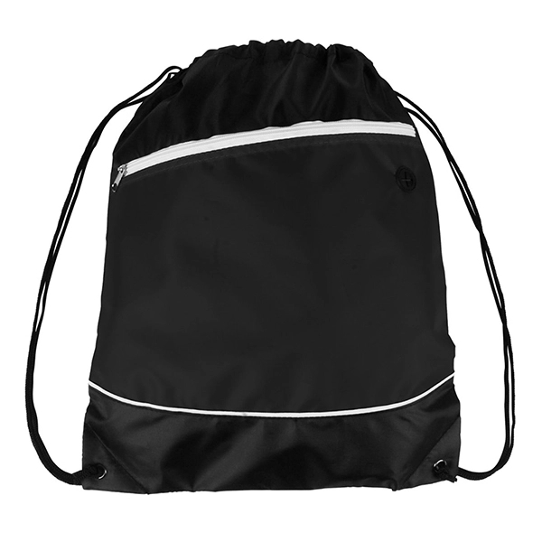 Modern Contrasting Drawstring Sports Backpack 210D - Modern Contrasting Drawstring Sports Backpack 210D - Image 2 of 4