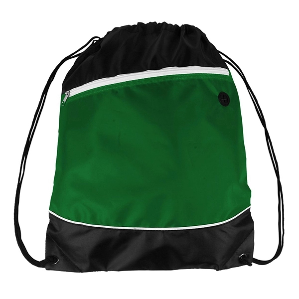 Modern Contrasting Drawstring Sports Backpack 210D - Modern Contrasting Drawstring Sports Backpack 210D - Image 1 of 4