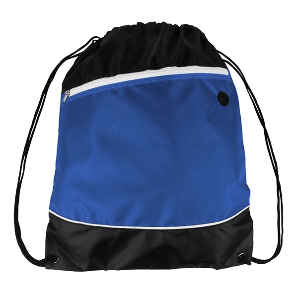 Modern Contrasting Drawstring Sports Backpack 210D - Modern Contrasting Drawstring Sports Backpack 210D - Image 3 of 4