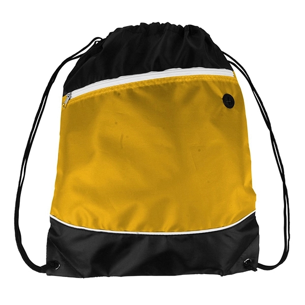 Modern Contrasting Drawstring Sports Backpack 210D - Modern Contrasting Drawstring Sports Backpack 210D - Image 4 of 4