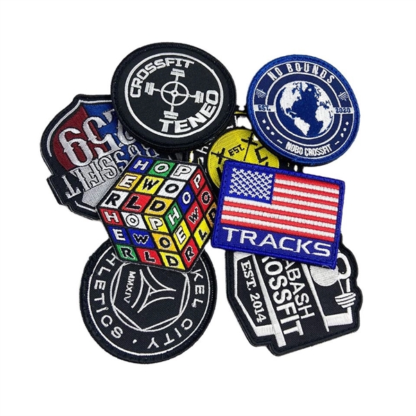 3" Custom 100% Embroidered Patches - Iron on Backing - 3" Custom 100% Embroidered Patches - Iron on Backing - Image 7 of 9