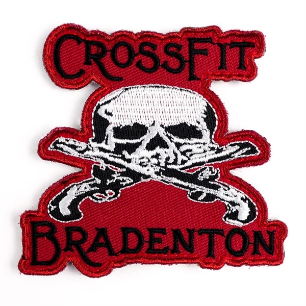 2" Custom 50% coverage Embroidered Patches -Heat-sealed back - 2" Custom 50% coverage Embroidered Patches -Heat-sealed back - Image 1 of 6