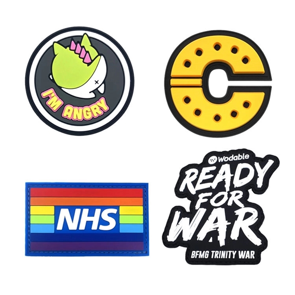 6 Color 2" Custom 3D PVC Patches - 6 Color 2" Custom 3D PVC Patches - Image 7 of 8