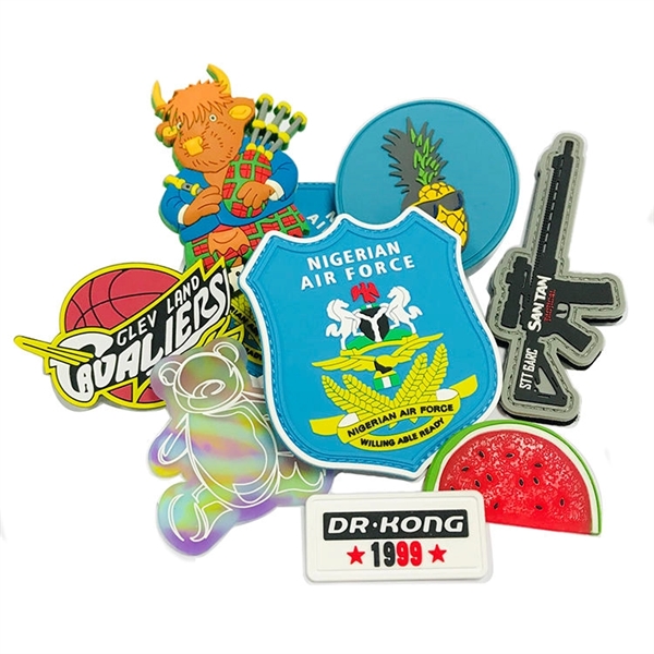 Full Color 3" Custom 3D PVC Patches - Full Color 3" Custom 3D PVC Patches - Image 0 of 5