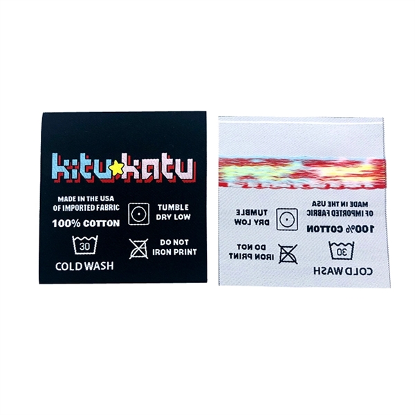 Custom Woven Clothing Fabric Label - Custom Woven Clothing Fabric Label - Image 7 of 11