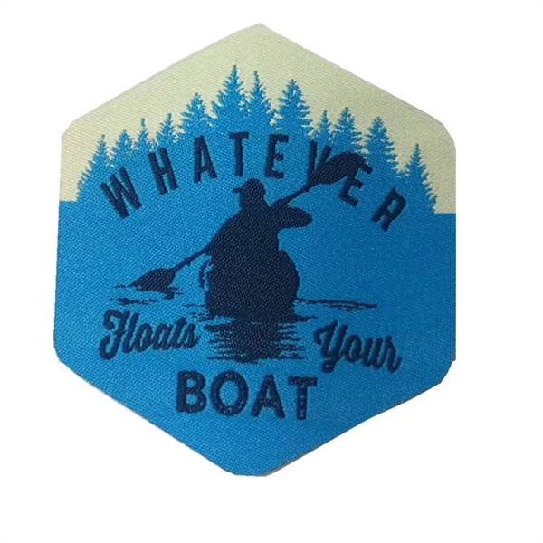 Custom Woven Patches with Iron-on adhesive Backing - Custom Woven Patches with Iron-on adhesive Backing - Image 2 of 4