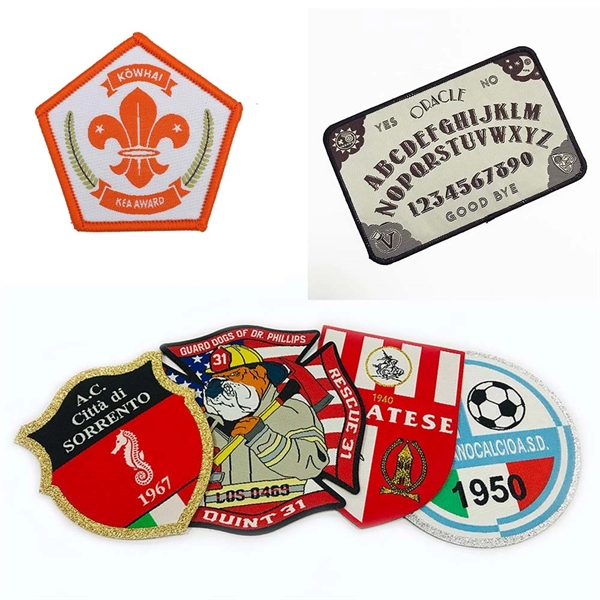 Custom Woven Patches with Iron-on adhesive Backing - Custom Woven Patches with Iron-on adhesive Backing - Image 3 of 4