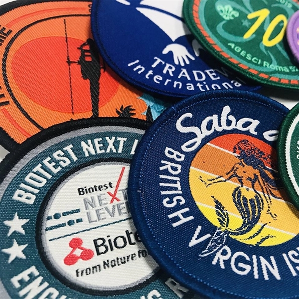 Custom Woven Patches with Iron-on adhesive Backing - Custom Woven Patches with Iron-on adhesive Backing - Image 3 of 4