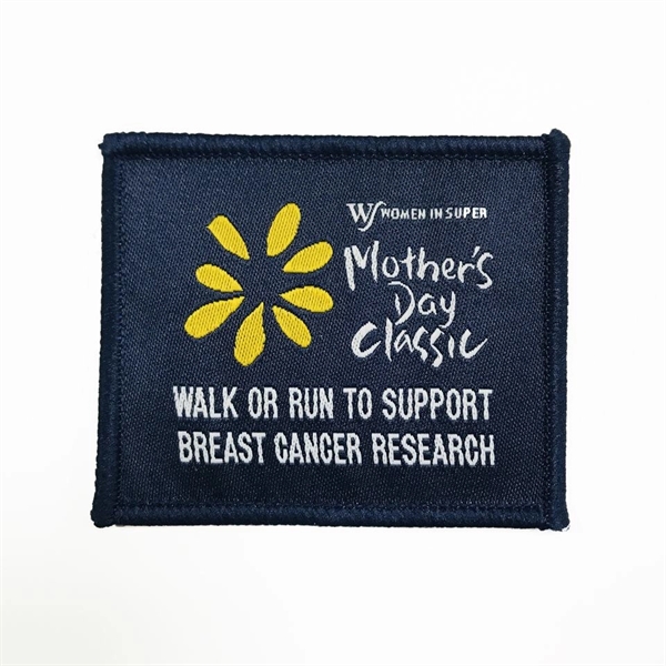 Custom Woven Patches with Iron-on adhesive Backing - Custom Woven Patches with Iron-on adhesive Backing - Image 1 of 4