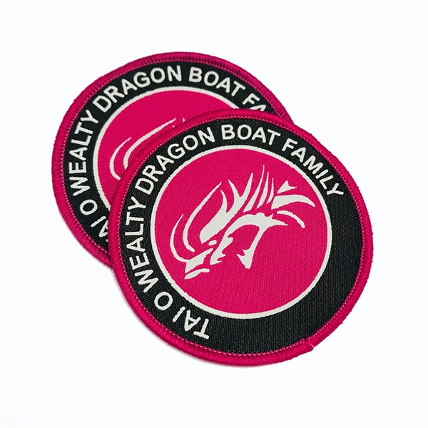 Custom Woven Patches with Iron-on adhesive Backing - Custom Woven Patches with Iron-on adhesive Backing - Image 3 of 4
