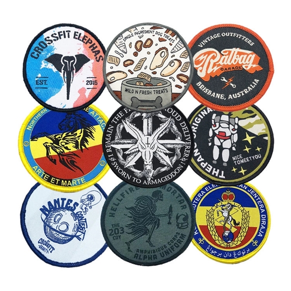 Custom Woven Patches with Iron-on adhesive Backing - Custom Woven Patches with Iron-on adhesive Backing - Image 4 of 4