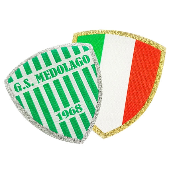 Custom Woven Patches with Heat-sealed adhesive backing - Custom Woven Patches with Heat-sealed adhesive backing - Image 2 of 4