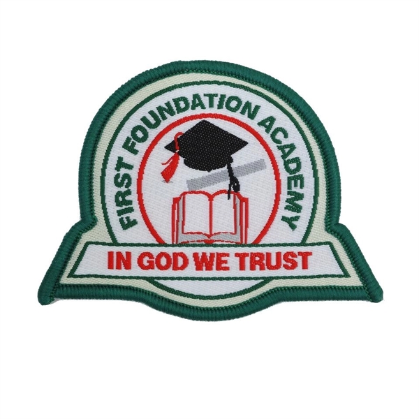 Custom Woven Patches with Heat-sealed adhesive backing - Custom Woven Patches with Heat-sealed adhesive backing - Image 4 of 4