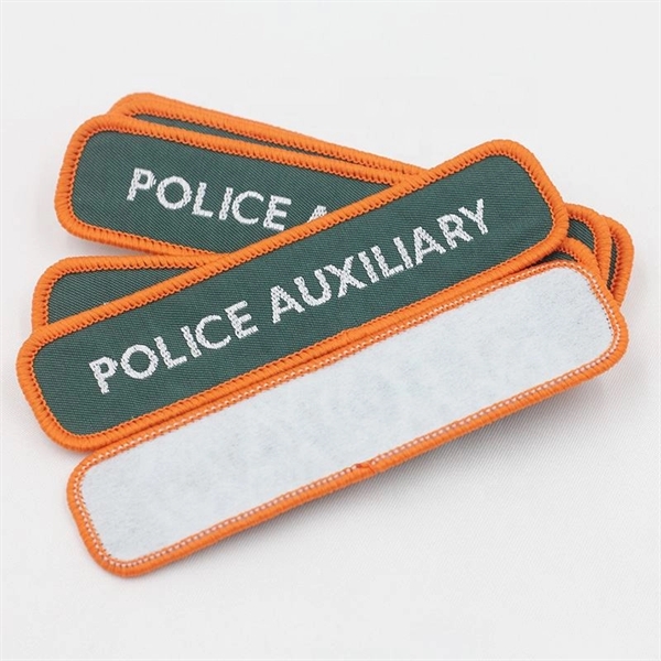 Custom Woven Patches with Heat-sealed adhesive backing - Custom Woven Patches with Heat-sealed adhesive backing - Image 2 of 4