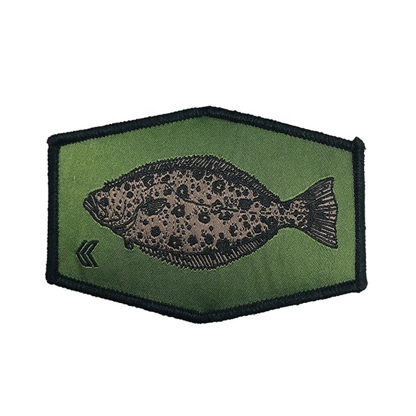 Custom Woven Patches with Heat-sealed adhesive backing - Custom Woven Patches with Heat-sealed adhesive backing - Image 4 of 4