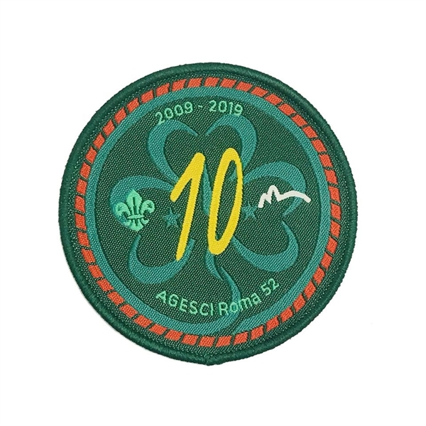 Custom Woven Patches with Heat-sealed adhesive backing - Custom Woven Patches with Heat-sealed adhesive backing - Image 1 of 4