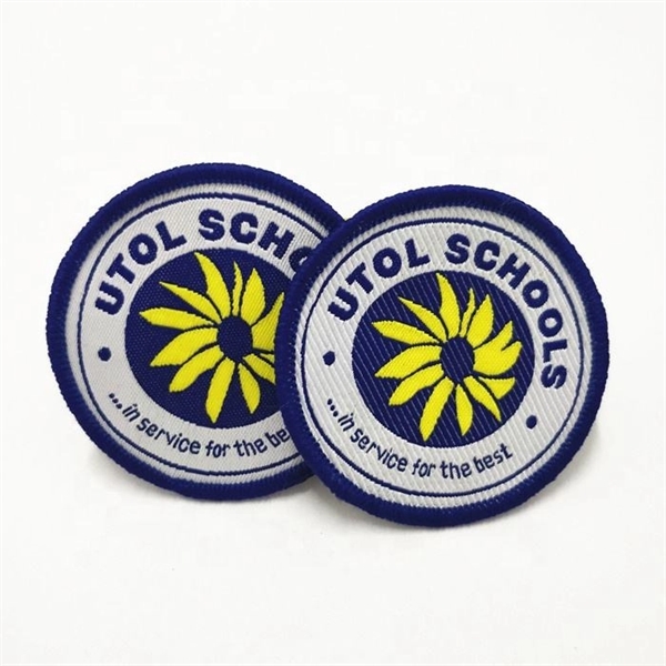 Custom Woven Patches with Heat-sealed adhesive backing - Custom Woven Patches with Heat-sealed adhesive backing - Image 4 of 4