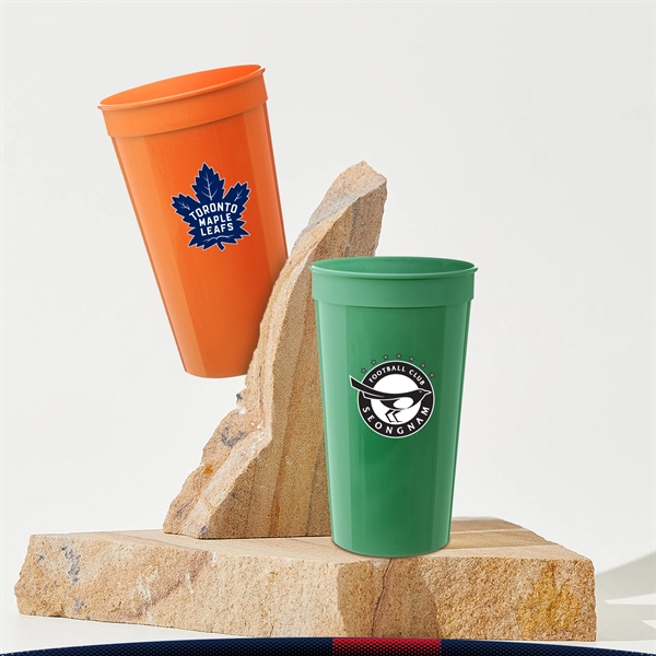 32 oz. Murte Plastic Stadium Cups - 32 oz. Murte Plastic Stadium Cups - Image 1 of 7