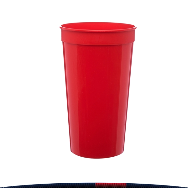32 oz. Murte Plastic Stadium Cups - 32 oz. Murte Plastic Stadium Cups - Image 6 of 7