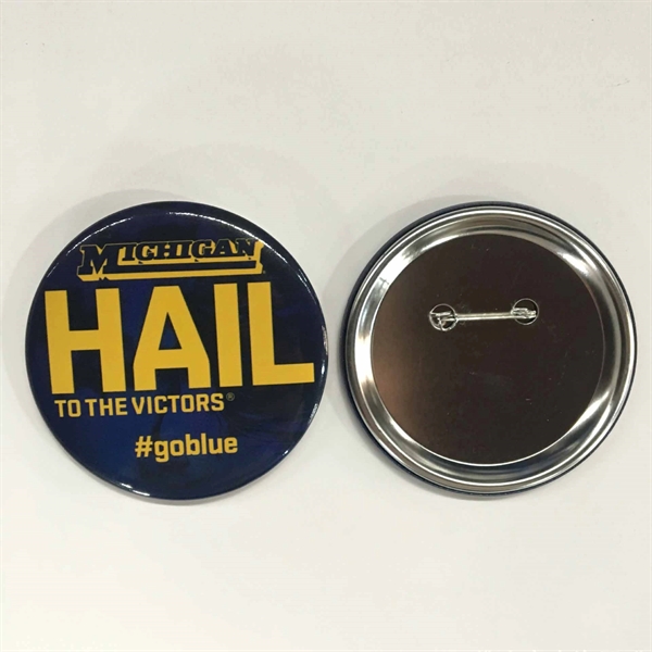 1 3/4" Full Color Pin Back Round Badge Button - 1 3/4" Full Color Pin Back Round Badge Button - Image 2 of 3