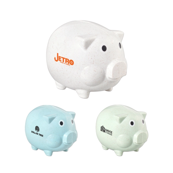 Classic Wheat Piggy Bank - Classic Wheat Piggy Bank - Image 0 of 3