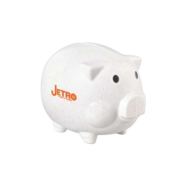 Classic Wheat Piggy Bank - Classic Wheat Piggy Bank - Image 2 of 3