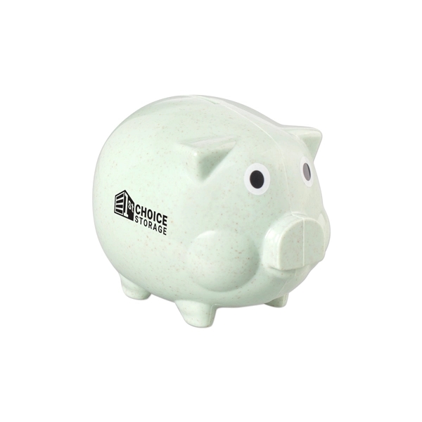 Classic Wheat Piggy Bank - Classic Wheat Piggy Bank - Image 3 of 3