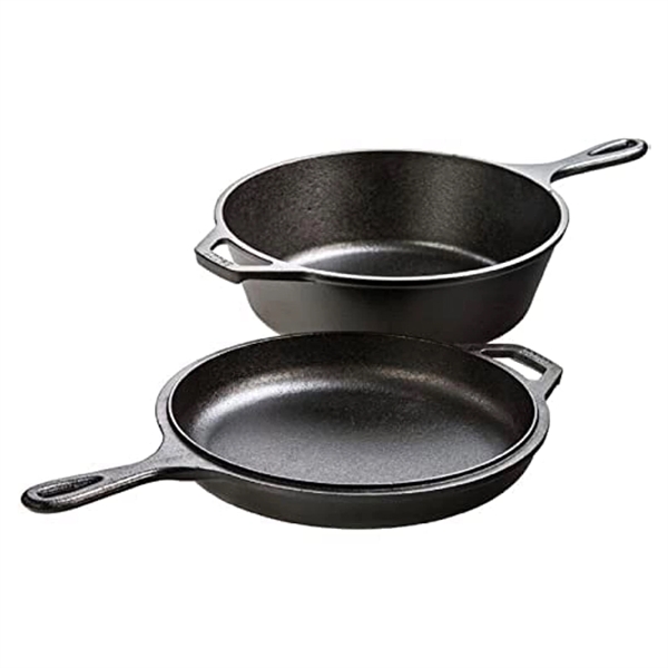 Lodge - 3.2 Qt Cast Iron Combo Cooker - Lodge - 3.2 Qt Cast Iron Combo Cooker - Image 0 of 0