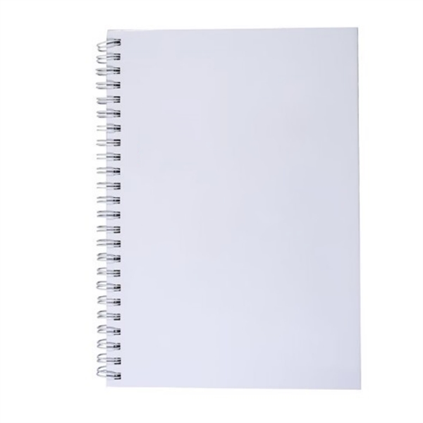 A5 Kraft Cover Ruled Spiral Notebook - A5 Kraft Cover Ruled Spiral Notebook - Image 2 of 2