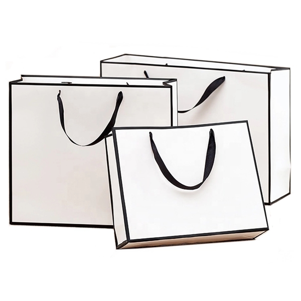 Eco Kraft Paper Shopper Tote Bag - Eco Kraft Paper Shopper Tote Bag - Image 2 of 11