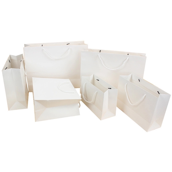 Eco Kraft Paper Shopper Tote Bag - Eco Kraft Paper Shopper Tote Bag - Image 3 of 11